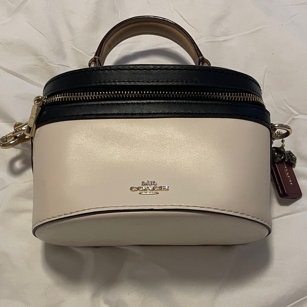 Coach Mini Bag in Cream and Black